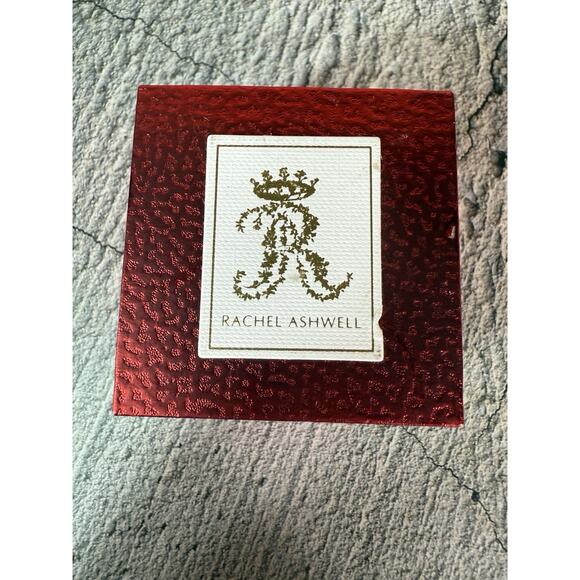 NIB Rachel Ashwell 925 Silver Cubic Zirconia Hoop Half Huggie Earrings - Picture 7 of 8